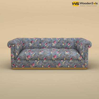 Morrison 3 Seater Fabric Sofa (Cotton, Floral Printed)