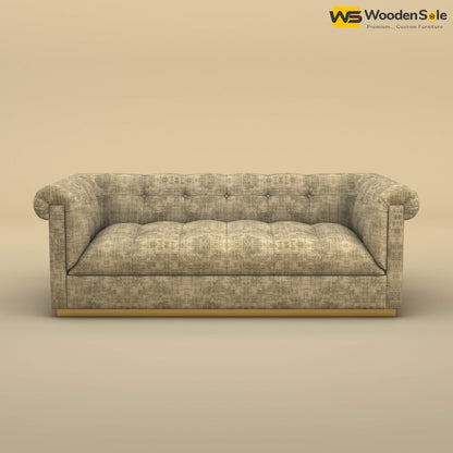 Morrison 3 Seater Fabric Sofa (Cotton, Patchy Cream)