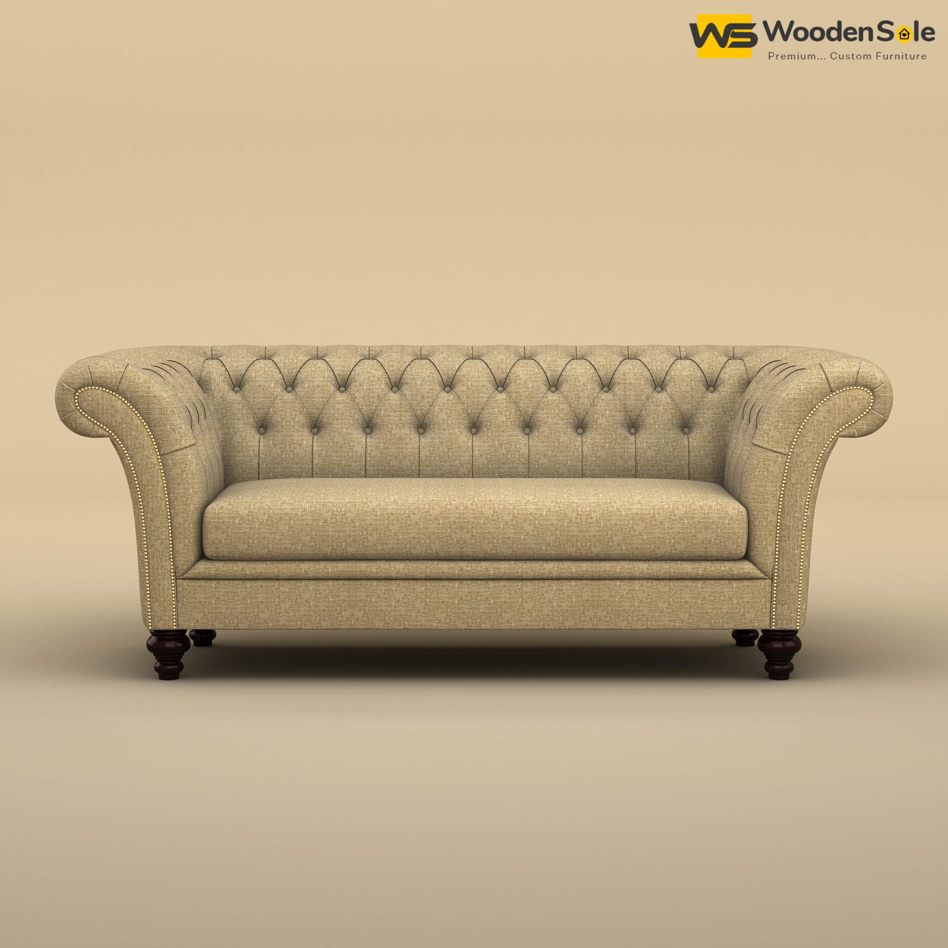 Rolex Loveseat (Cotton, Faux Cream)