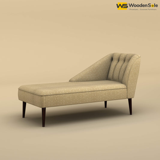 Perla Chaise Lounge (Cotton, Faux Cream)