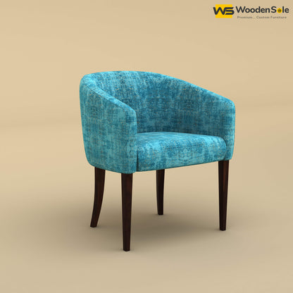 Florence Dining Chair (Cotton, Teal Blue)