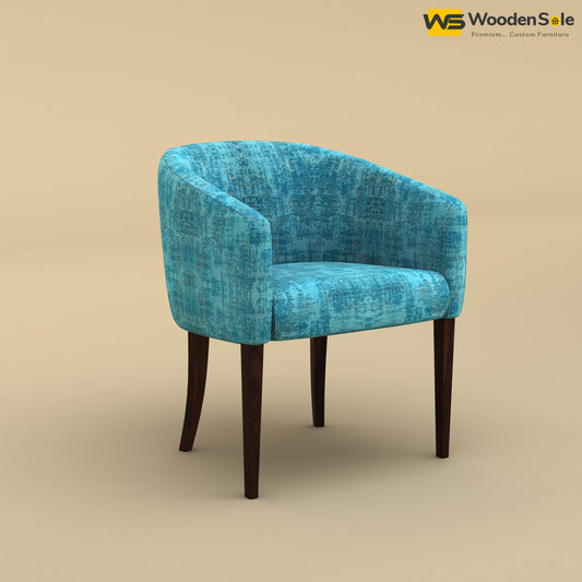 Florence Dining Chair (Cotton, Teal Blue)