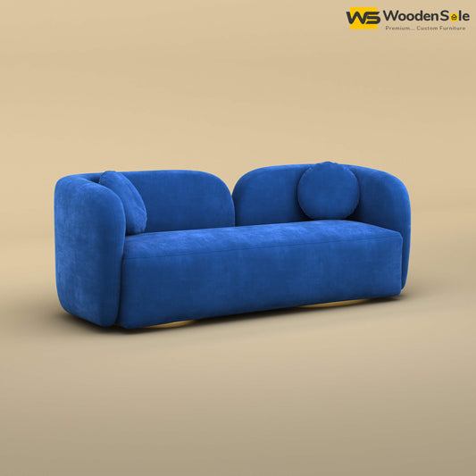 Oslo 3 Seater Interior Sofa (Velvet, Royal Blue)