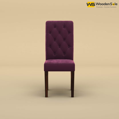 Elliot Dining Chair (Velvet, Dark Purple)