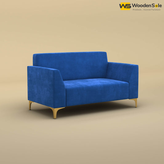 Nayobi 2 Seater Sofa (Velvet, Royal Blue)