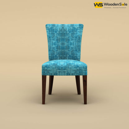 Bently Dining Chair (Cotton, Teal Blue)