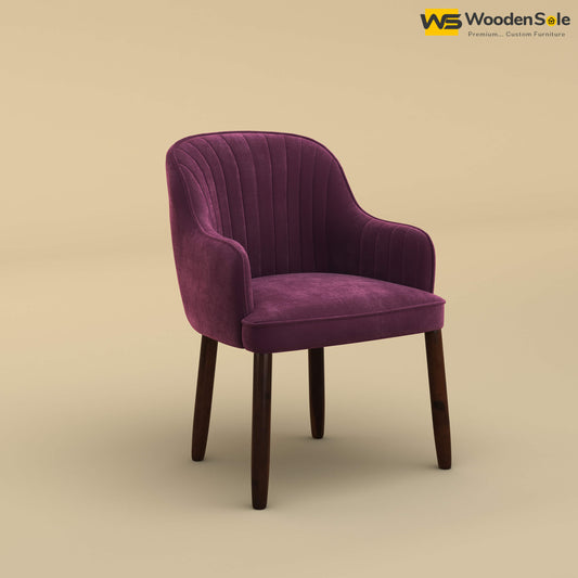 Madrid Dining Chair (Velvet, Dark Purple)