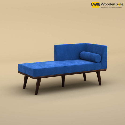 Sheher Chaise Lounge (Velvet, Royal Blue)