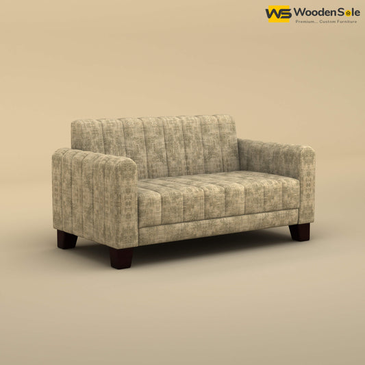 Furo 2 Seater Fabric Sofa (Cotton, Patchy Cream)