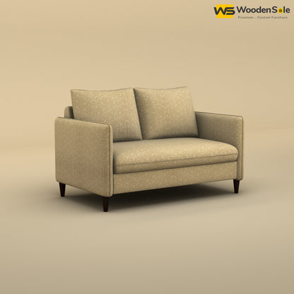 Citron 2 Seater Fabric Sofa (Cotton, Faux Cream)