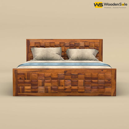 Diamond Without Storage Bed (Honey Finish)