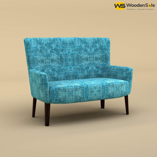 Dil Loveseat (Cotton, Teal Blue)