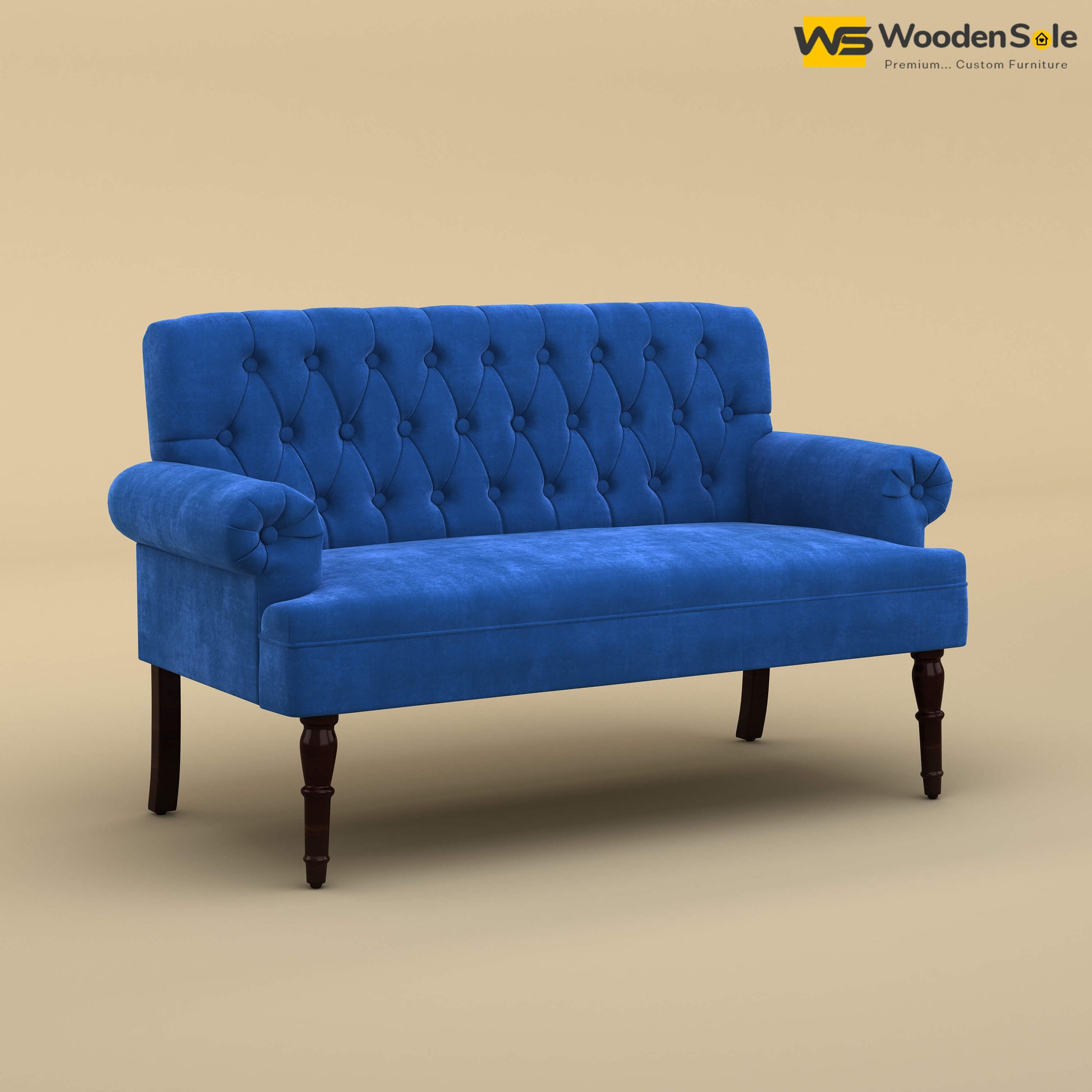 Chetas Love Chair (Velvet, Royal Blue)