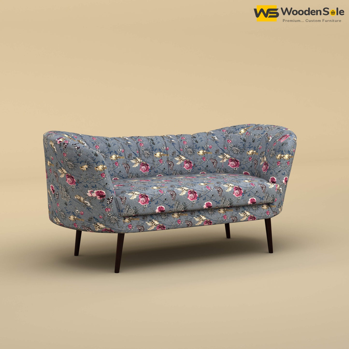 Kiara Chaise Lounge (Cotton, Floral Printed)