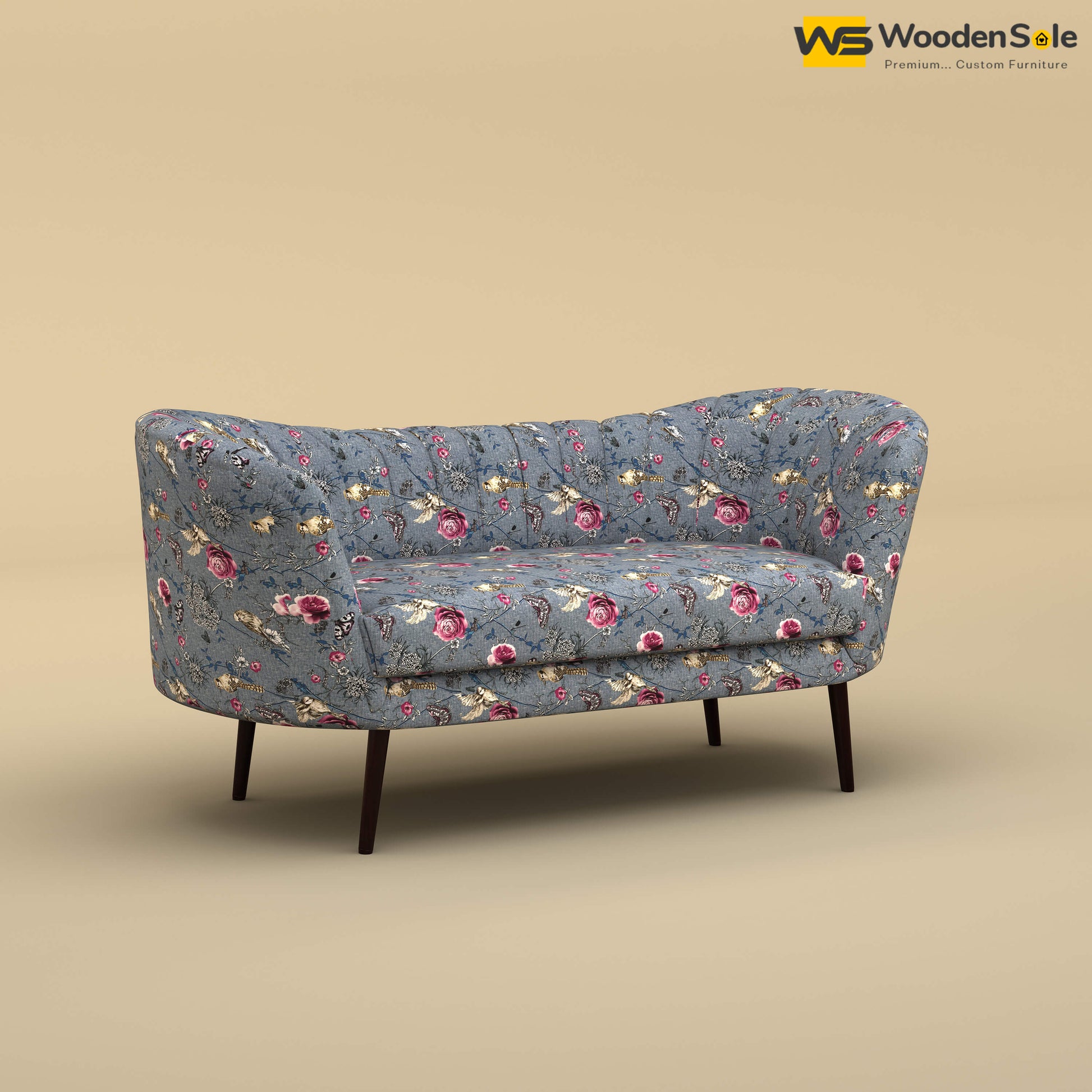 Kiara Chaise Lounge (Cotton, Floral Printed)