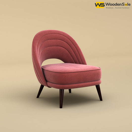 Nyra Lounge Chair (Velvet, Pink)