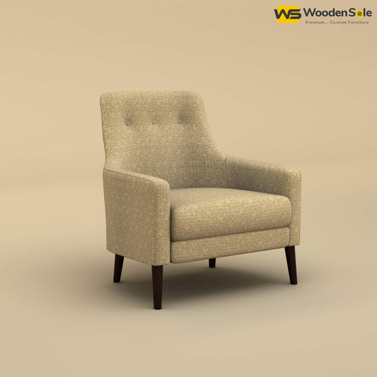 Rubik Lounge Chair (Cotton, Faux Cream)