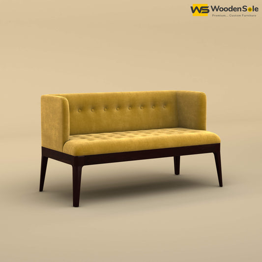 Olivier Loveseat (Velvet, Mustard Yellow)