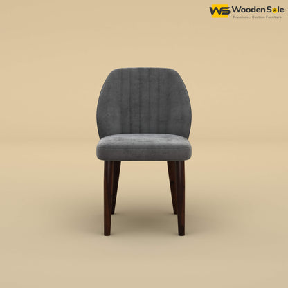 Norway Dining Chair (Velvet, Charcoal Gray)