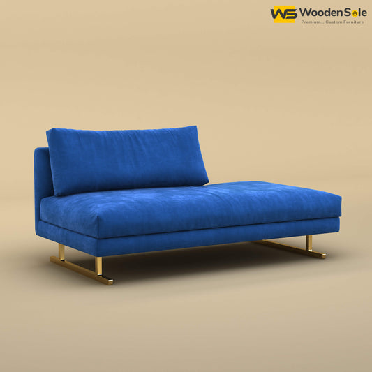 Elve Chaise Lounge (Velvet, Royal Blue)