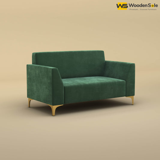 Nayobi 2 Seater Sofa (Velvet, Forest Green)