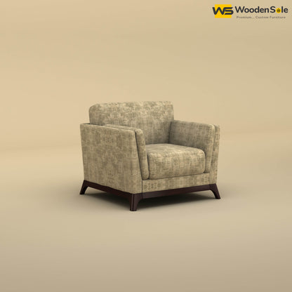 Bruno 1 Seater Sofa (Cotton, Patchy Cream)