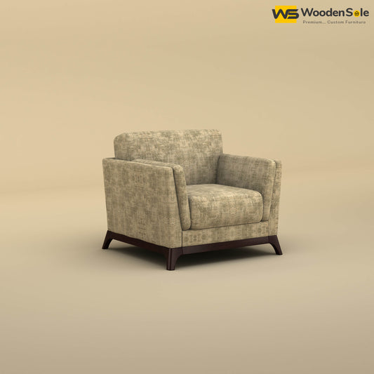 Bruno 1 Seater Sofa (Cotton, Patchy Cream)