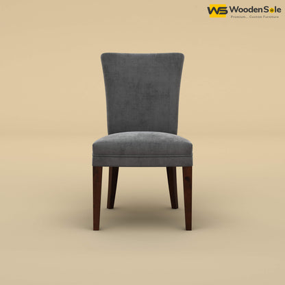Bently Dining Chair (Velvet, Charcoal Gray)