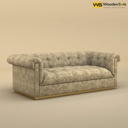 Morrison 3 Seater Fabric Sofa (Cotton, Patchy Cream)