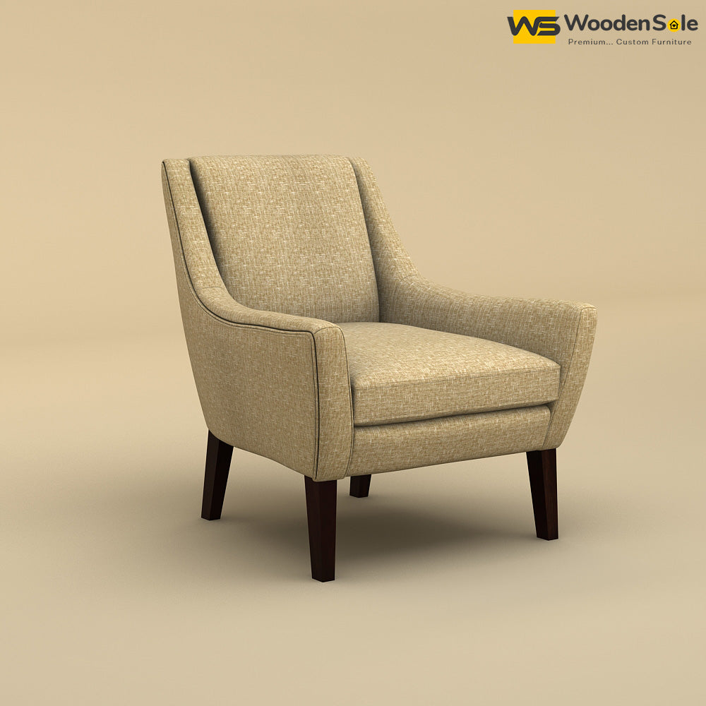 Oscar Lounge Chair (Cotton, Faux Cream)