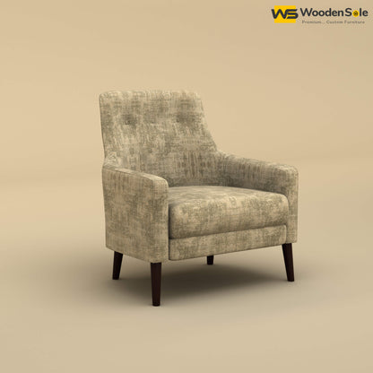 Rubik Lounge Chair (Cotton, Patchy Cream)