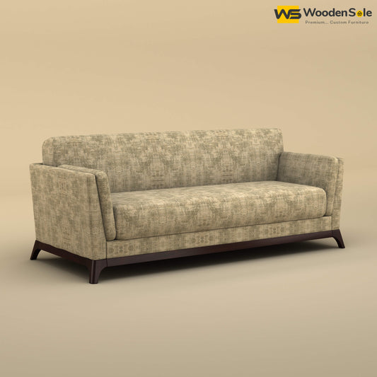 Bruno 3 Seater Sofa (Cotton, Patchy Cream)