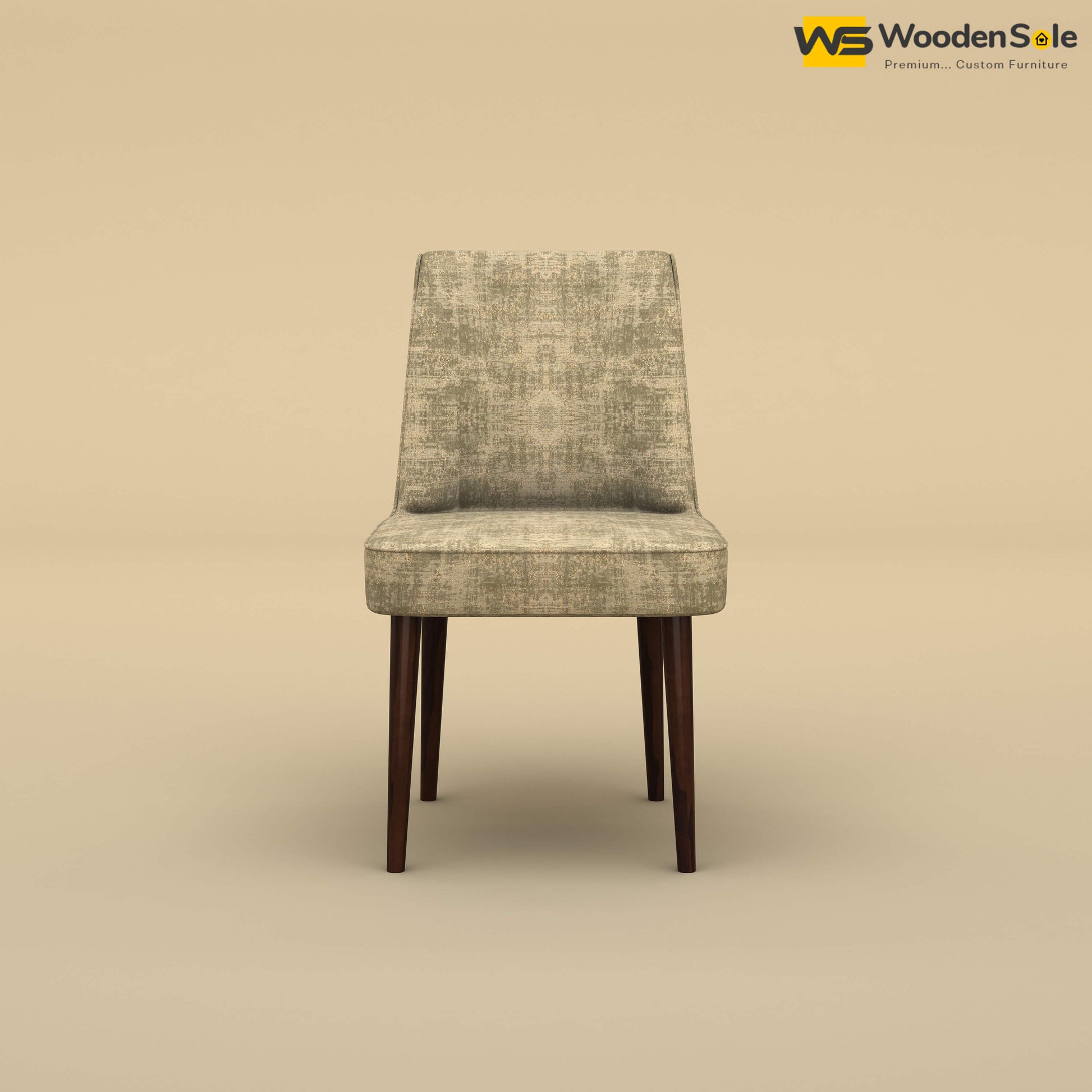 Hardik Dining Chair (Cotton, Patchy Cream)