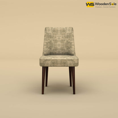 Hardik Dining Chair (Cotton, Patchy Cream)