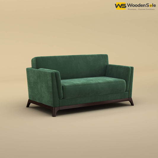 Bruno 2 Seater Sofa (Velvet, Forest Green)