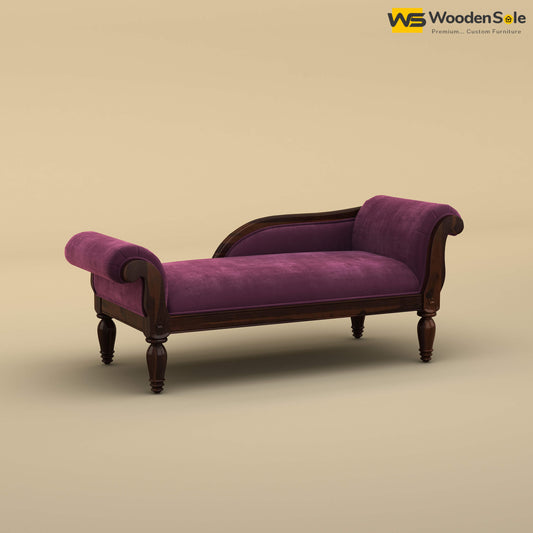 Virat Chaise Lounge (Velvet, Dark Purple)