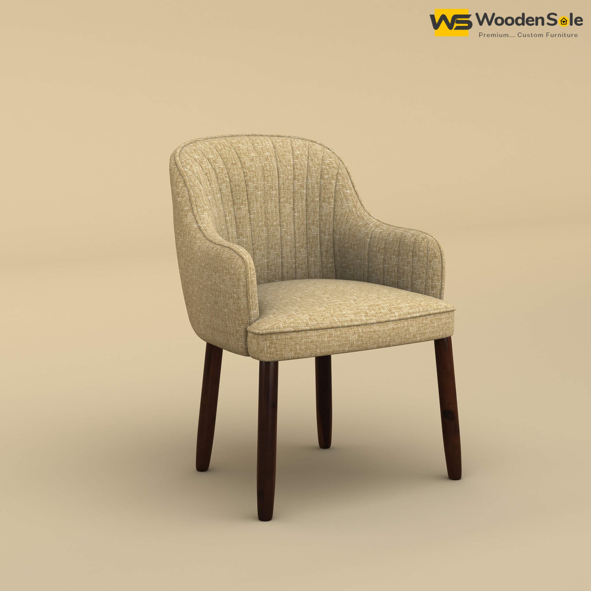 Madrid Dining Chair (Cotton, Faux Cream)