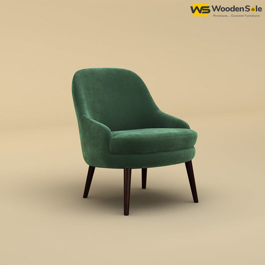 Lawson Lounge Chair (Velvet, Forest Green)