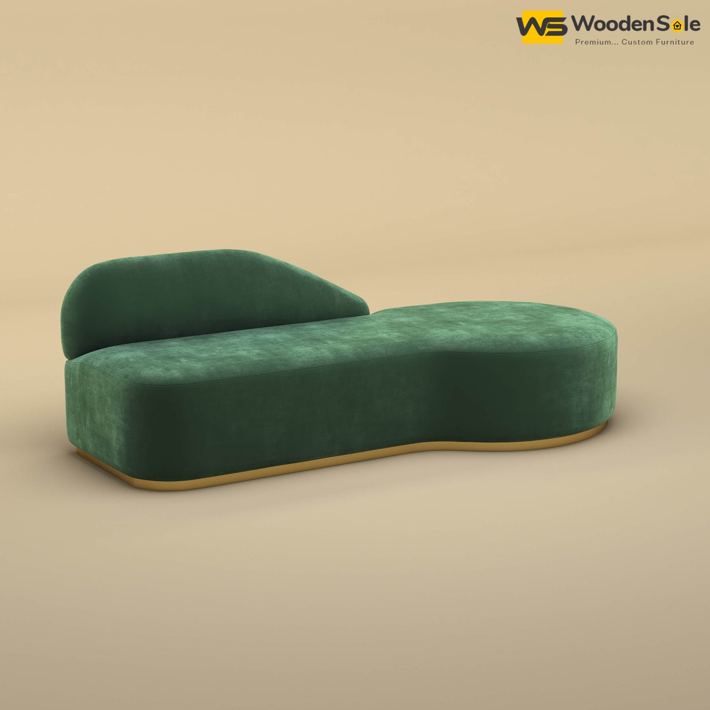 Pablo Premium Design Couch Sofa (Velvet, Forest Green)