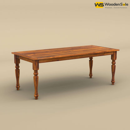 Martha 8 Seater Dining Table (Honey Finish)