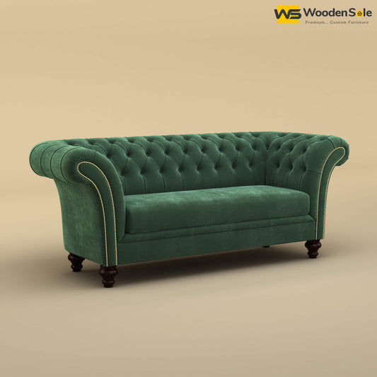 Rolex Loveseat (Velvet, Forest Green)