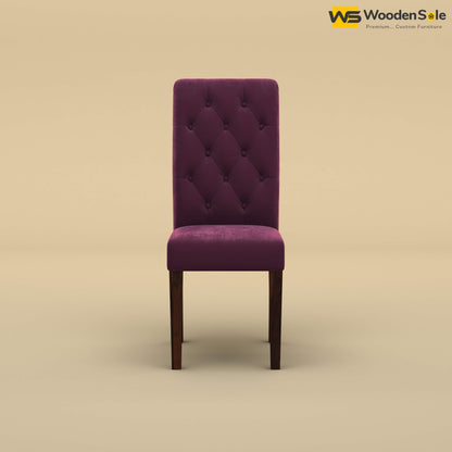 Elliot Dining Chair (Velvet, Dark Purple)