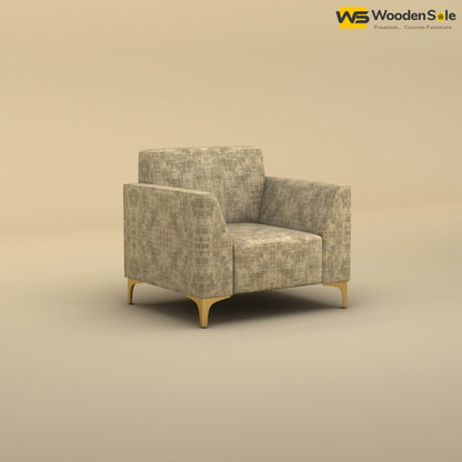 Nayobi 1 Seater Sofa (Cotton, Patchy Cream)