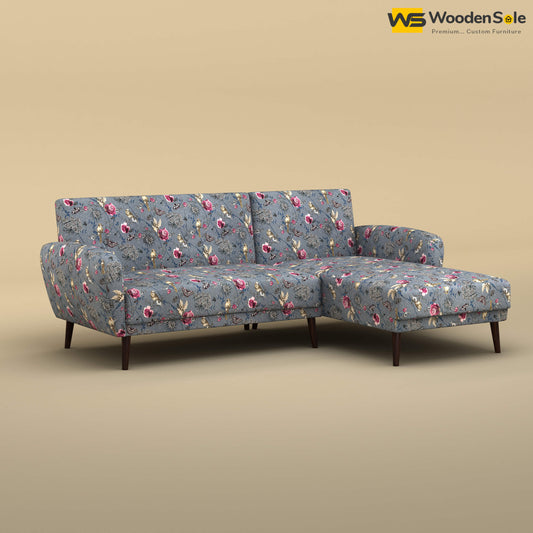Daisy L Shape Sofa (Cotton, Floral Printed)