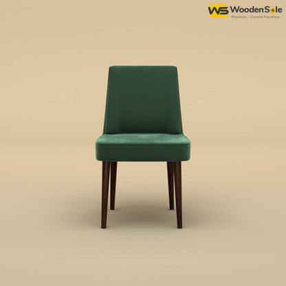 Hardik Dining Chair (Velvet, Forest Green)
