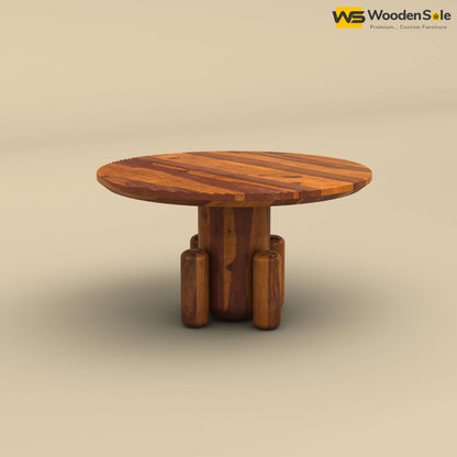 Elena Sheesham Wood Coffee Table (Honey Finish)