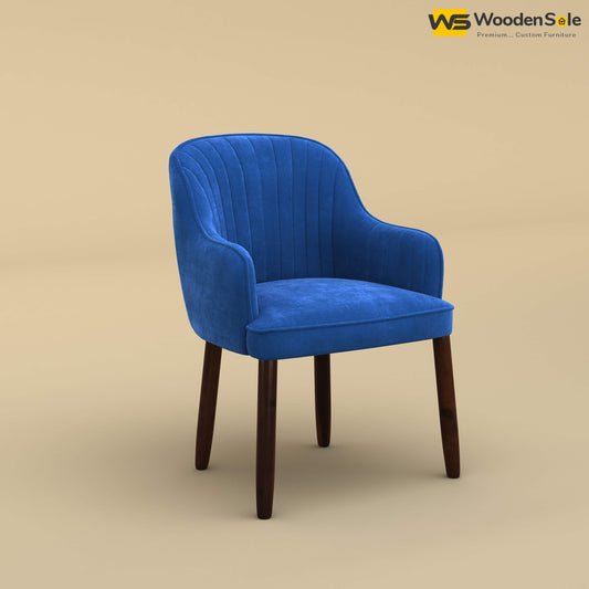 Madrid Dining Chair (Velvet, Royal Blue)
