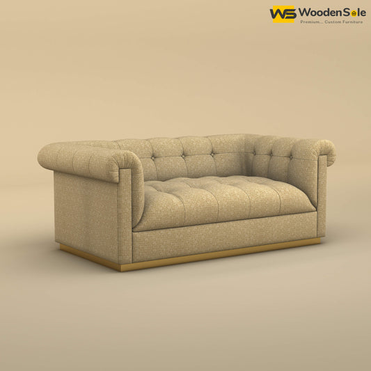Morrison 2 Seater Fabric Sofa (Cotton, Faux Cream)