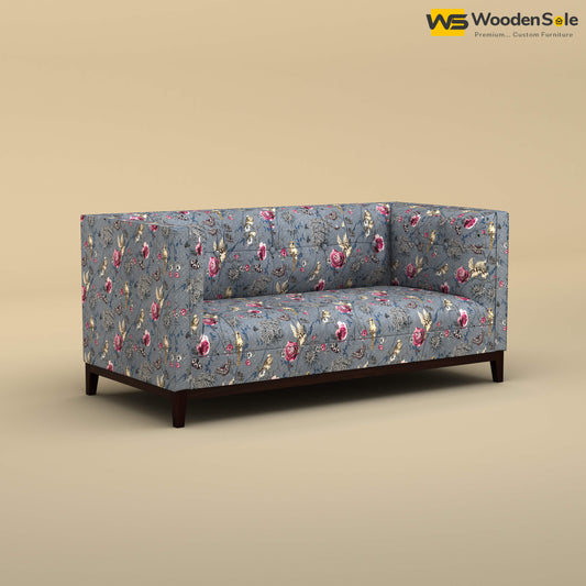 Loren Two Seater Fabric Sofa (Cotton, Floral Printed)