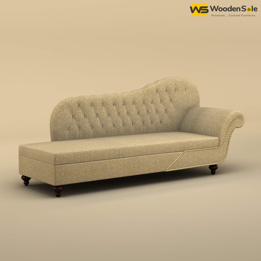 Royal Chaise Lounge (Cotton, Faux Cream)